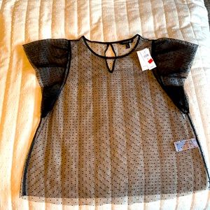 Beautiful sheer Banana Republic top nwt size m